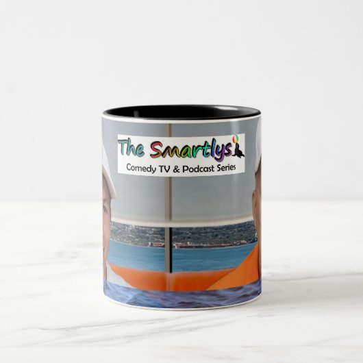 THE SMARTLYS Preston & Caddy Mug with Logo Zweifarbige Tasse (Mittel)
