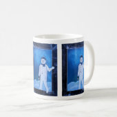 The Snowman's Escape Painting by Alfred Fox  Kaffeetasse (VorderseiteRechts)