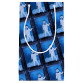 The Snowman's Escape Painting by Alfred Fox Kleine Geschenktüte (Vorderseite)