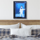 The Snowman's Escape Painting by Alfred Fox Leinwanddruck (Insitu (Schlafzimmer))