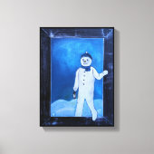 The Snowman's Escape Painting by Alfred Fox Leinwanddruck (Vorderseite)