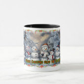 The Snowmen wish you a Merry Christmas on a Coffee Tasse (Zentrum)
