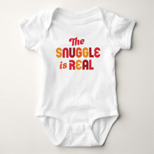"The Snuggle is real" Adorable Baby & Children's Baby Strampler