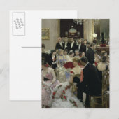 The Soiree, c.1880 Postkarte (Vorne/Hinten)