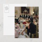 The Soiree, c.1880 Postkarte (Vorne/Hinten)