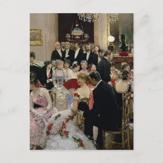 The Soiree, c.1880 Postkarte (Vorderseite)
