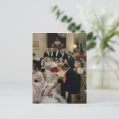 The Soiree, c.1880 Postkarte (Stehend Vorderseite)