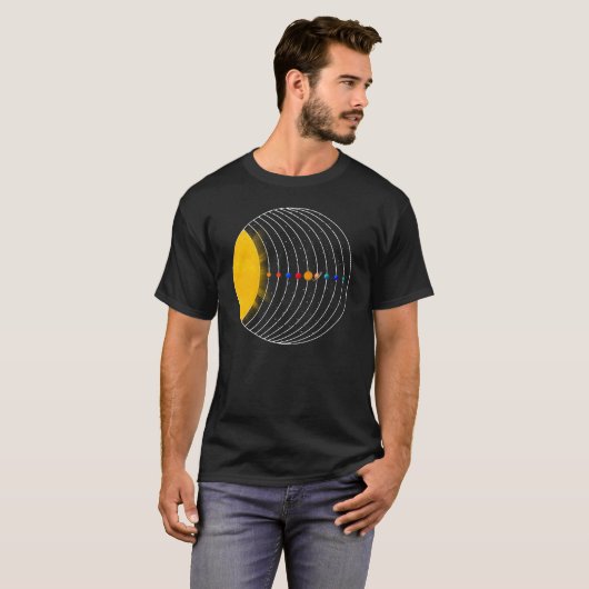 The Solar system T-Shirt (Vorne ganz)
