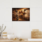 The Solution: Divine Syringe Rescue Art Poster (Küche)