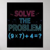 The Solve Problem Math 67 Meme Poster (Vorne)