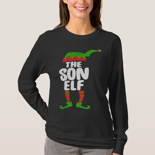 The Son ELF  Christmas Holiday T-Shirt (Vorderseite)