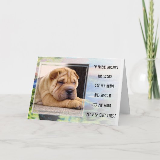 The Song Of My Heart Karte (Vorderseite)