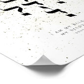 The Song of Songs 6,3 ,I am my beloved's Poster (Ecke)