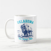 The Sooner State Bison Art – Oklahoma State Design Kaffeetasse (Links)