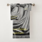 The Soul never thinks without a Picture Badhandtuch Set (Insitu)
