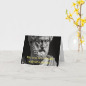 The Soul never thinks without a Picture Karte (Gelbe Blume)