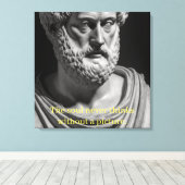 The Soul never thinks without a Picture Leinwanddruck (Insitu (Holzboden))