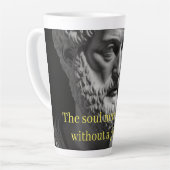 The Soul never thinks without a Picture Milchtasse (Linke Ecke)