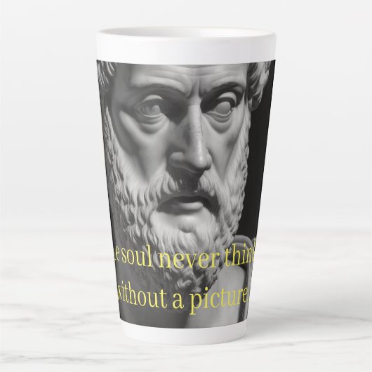 The Soul never thinks without a Picture Milchtasse (Vorderseite)