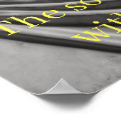 The Soul never thinks without a Picture Poster (Ecke)