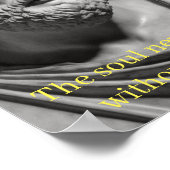 The Soul never thinks without a Picture Poster (Ecke)