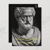 The Soul never thinks without a Picture Postkarte (Vorne/Hinten)