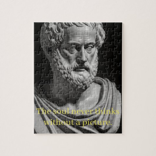 The Soul never thinks without a picture Puzzle (Vertikal)