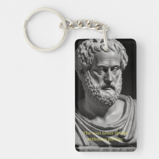 The soul never thinks without a picture schlüsselanhänger