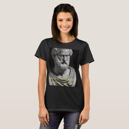 The Soul never thinks without a Picture T-Shirt (Vorne ganz)