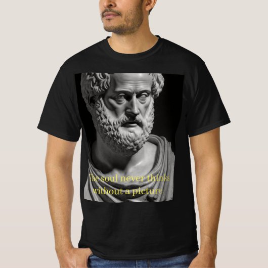 The Soul never thinks without a Picture T-Shirt (Vorderseite)