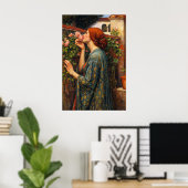 The Soul of the Rose by John William Waterhouse Poster (Heimbüro)