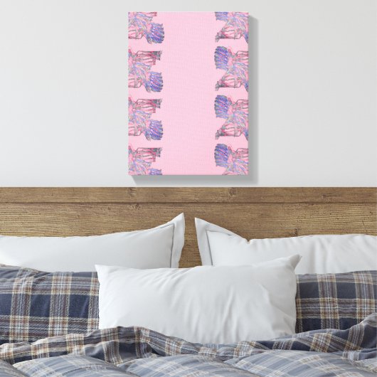 The Soul's Tangle: Modern Expressionist Print Leinwanddruck (Insitu (Schlafzimmer))