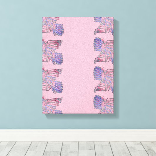 The Soul's Tangle: Modern Expressionist Print Leinwanddruck (Insitu (Holzboden))