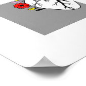 The Sound of Blooming – Anatomical Heart Poster (Ecke)