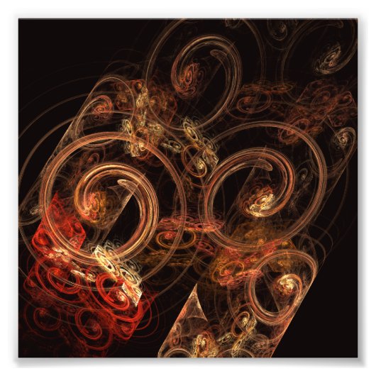 The Sound of Music Abstrakt Art Foto Print (Vorne)