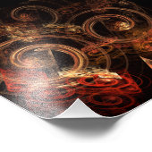 The Sound of Music Abstrakt Art Foto Print (Ecke)