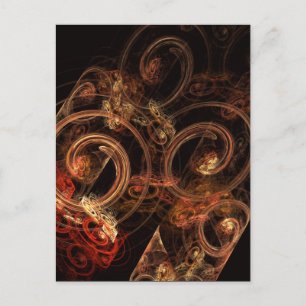 The Sound of Music Abstrakt Art Postcard Postkarte
