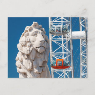 The Southbank Lion, London Postkarte