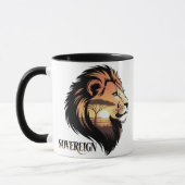 The Sovereign Lion Savannah Sunset Tasse (Links)