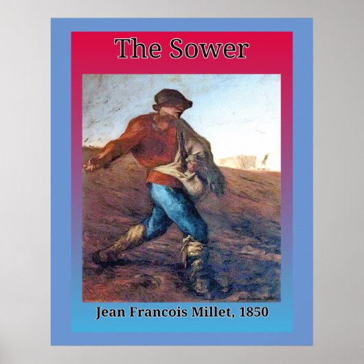 The Sower 1850 Poster (Vorne)