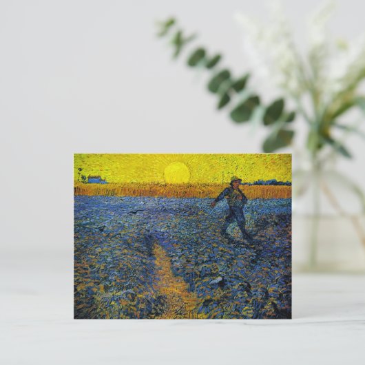 The Sower (F422) Van Gogh Fine Art Postkarte (Stehend Vorderseite)