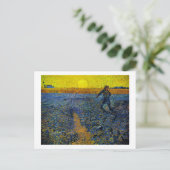 The Sower (F422) Van Gogh Fine Art Postkarte (Stehend Vorderseite)