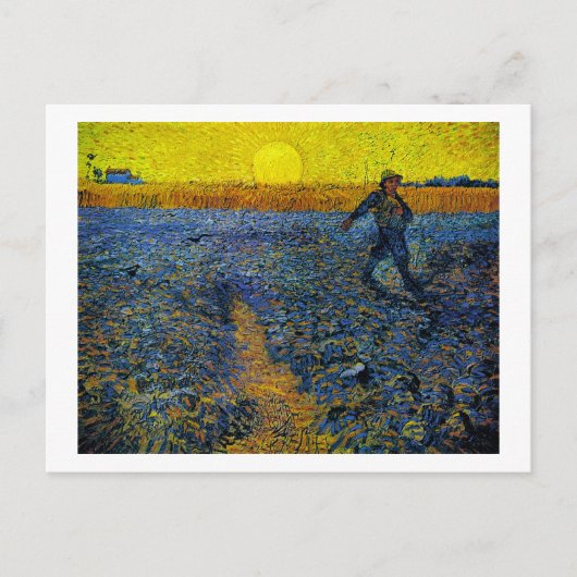 The Sower (F422) Van Gogh Fine Art Postkarte (Vorderseite)