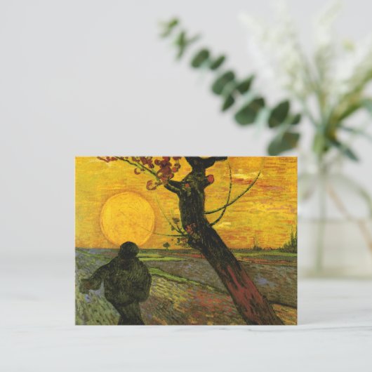 The Sower (F450) Van Gogh Fine Art Postkarte (Stehend Vorderseite)