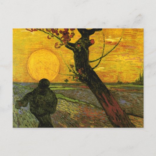 The Sower (F450) Van Gogh Fine Art Postkarte (Vorderseite)