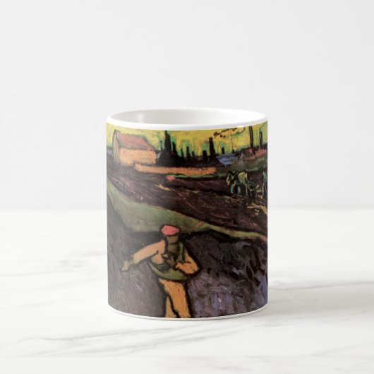 The Sower: Outskirts of Arles von Vincent van Gogh Kaffeetasse (Mittel)