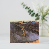 The Sower: Outskirts of Arles von Vincent van Gogh Postkarte (Stehend Vorderseite)