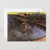 The Sower: Outskirts of Arles von Vincent van Gogh Postkarte (Vorne/Hinten)
