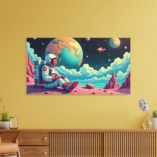 The Space Between Thoughts Leinwanddruck (Insitu (Wohnzimmer))