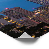 The Space Needle and downtown Seattle Poster (Ecke)